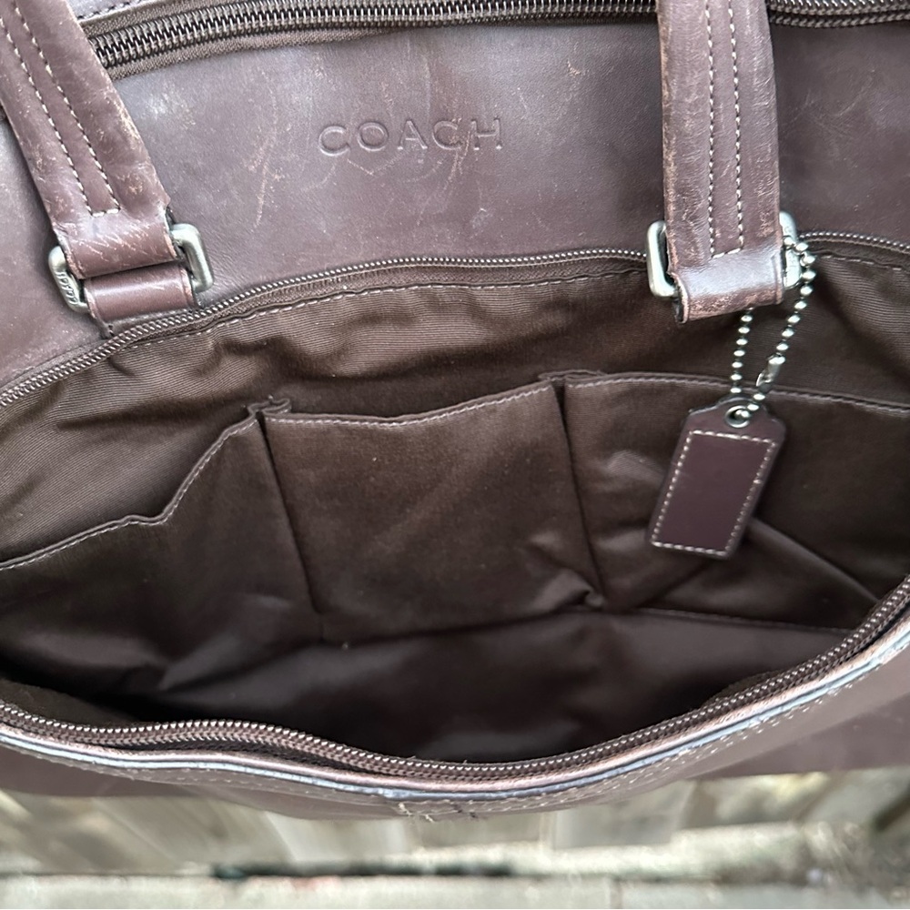 COACH Lexington commuter soft leather briefcase F70707 - Picture 5 of 16